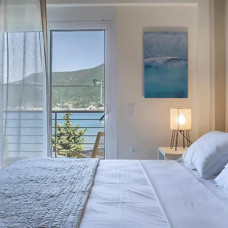 Deluxe Kefalonia Ammos 3 Bedroom Pool Sea View Karavomilos Villa *