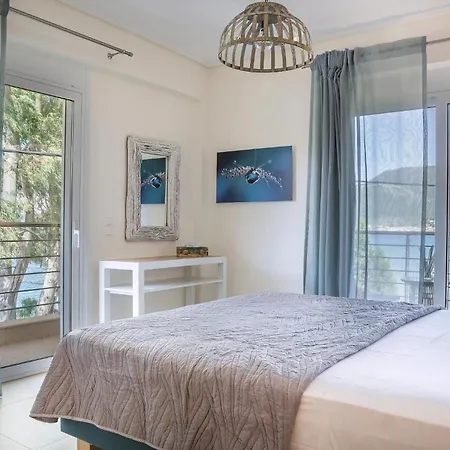 Villa Deluxe Kefalonia Ammos 3 Bedroom Pool Sea View Karavomilos *